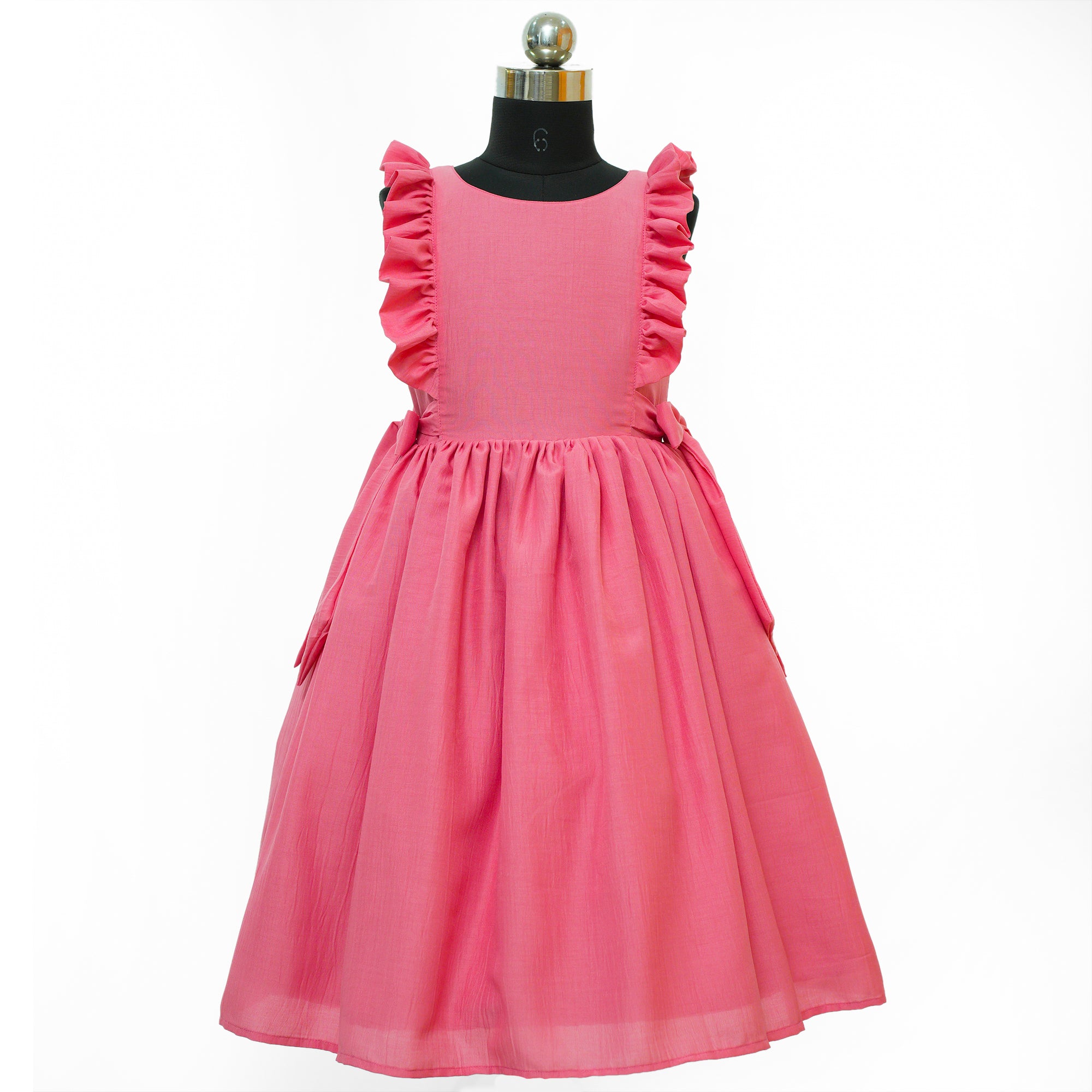 Girls Party Dress Hot Pink Blue Fancy Dress 3 4 5 6 7 Years | eBay